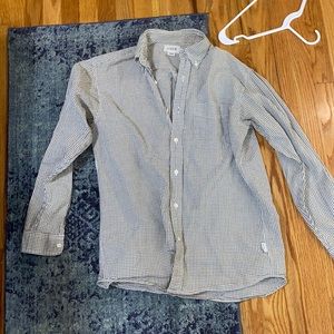 J crew Men’s Seersucker Button Down Shirt